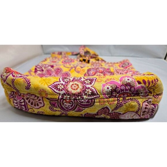 Vera Bradley Floral Quilted Tote Bag fairycore boho Bali Gold - Picture 5 of 7